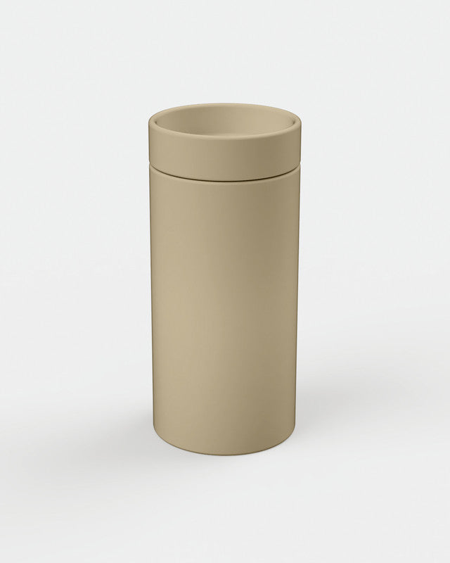 Cylinder Concrete Bowl Basin - Freestanding