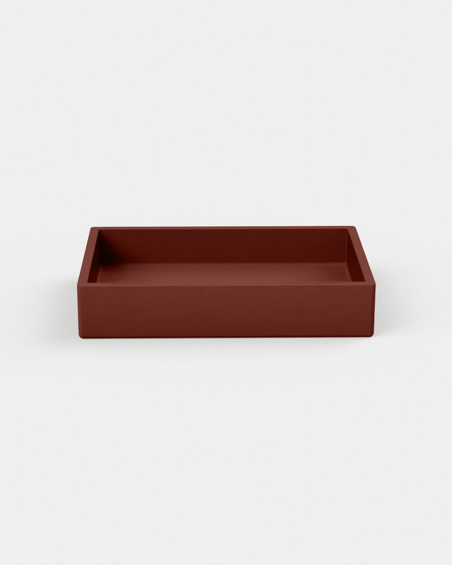 Box Concrete Basin - One Tone Surface Mount