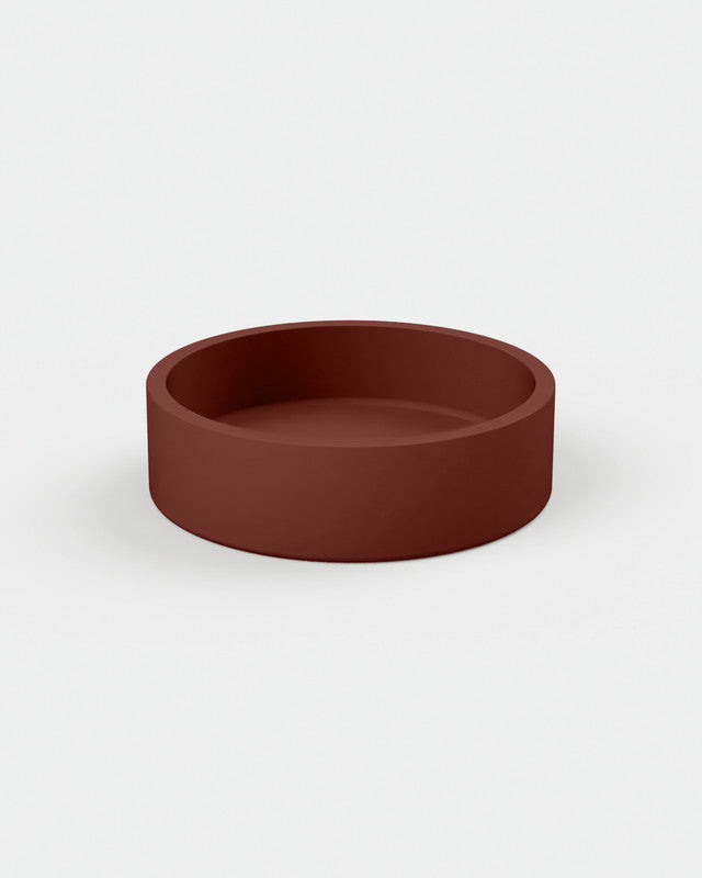 Cylinder Concrete Hoop Basin - Freestanding