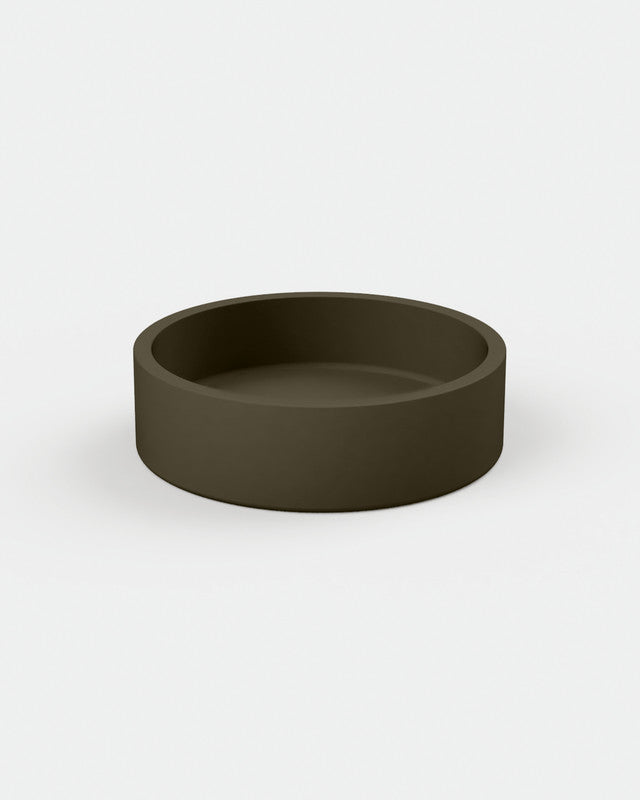 Cylinder Concrete Hoop Basin - Freestanding