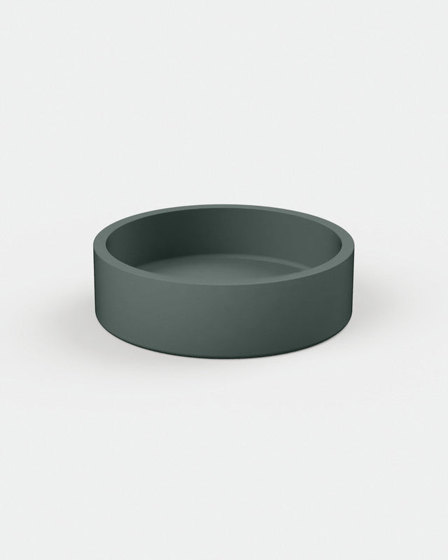 Cylinder Concrete Hoop Basin - Freestanding
