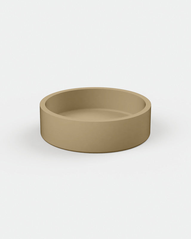 Cylinder Concrete Hoop Basin - Freestanding