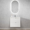 Noosa - 600mm Matte White Wall Hung Vanity