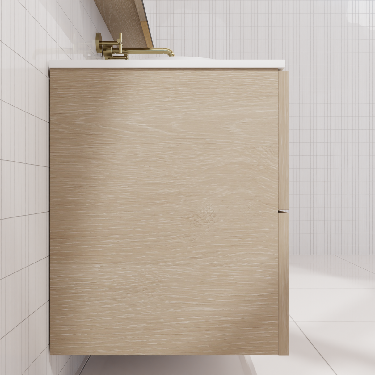 Odesa - 1200mm Coastal Oak Wall Hung Vanity