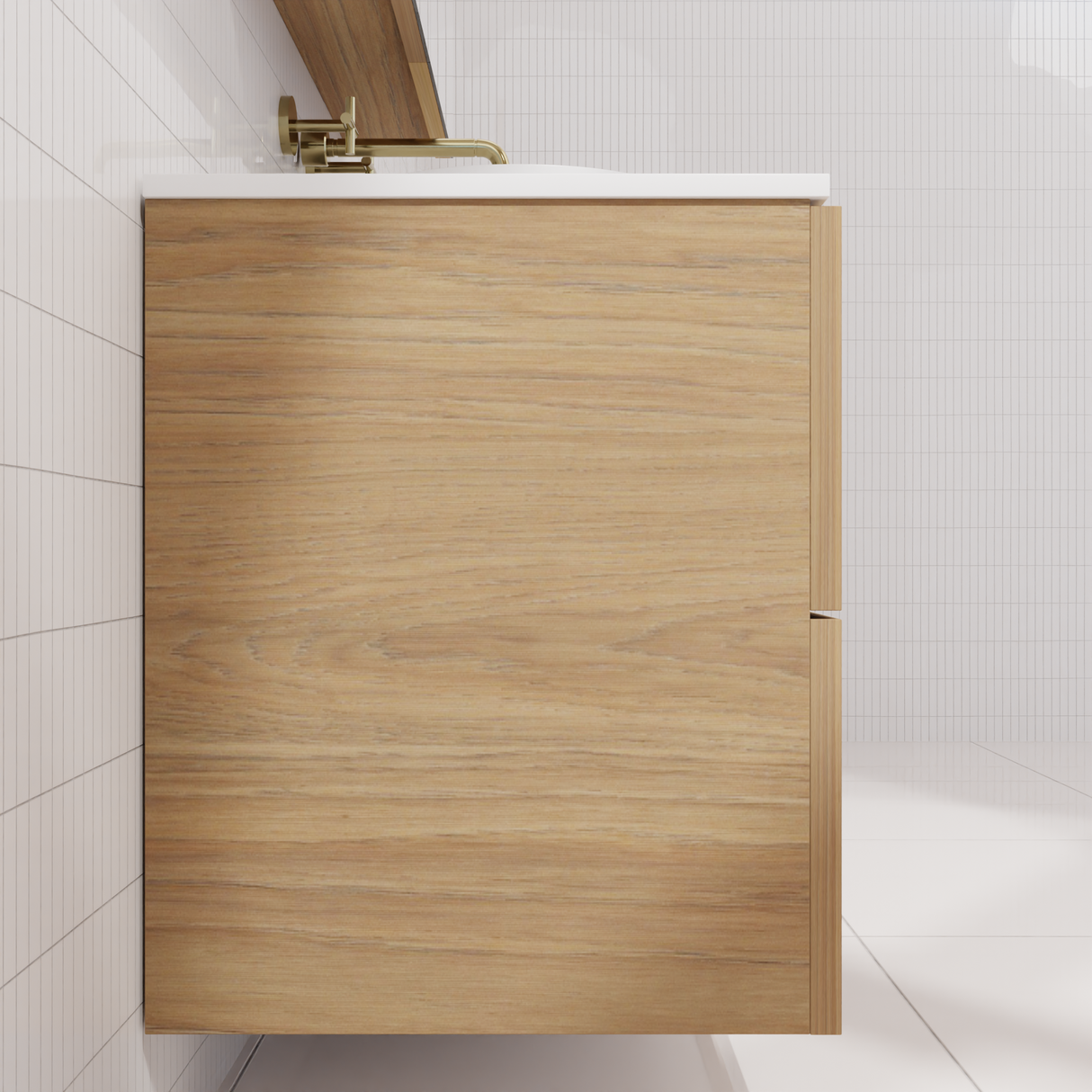 Odesa - 1200mm Prime Oak Wall Hung Vanity