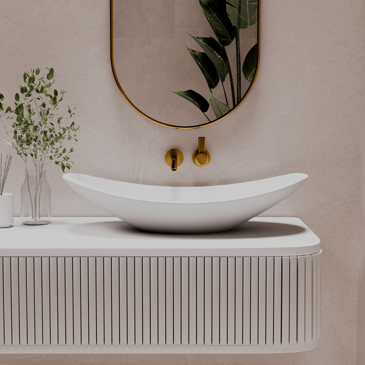 Boat Above Counter Basin