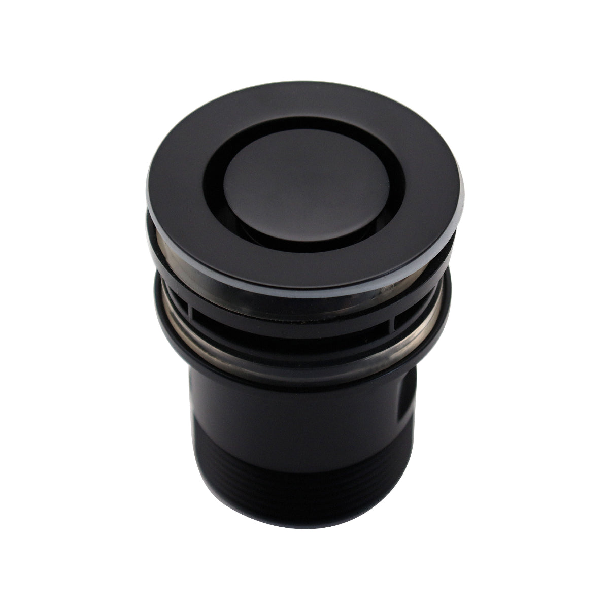 Pop Down - Matte Black Basin Waste