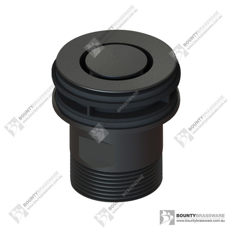 Pop Down - Matte Black Basin Waste