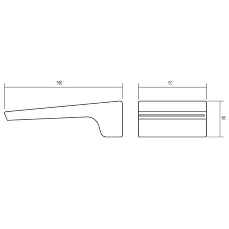 Chao Mini - Matte Black Waterfall Spout