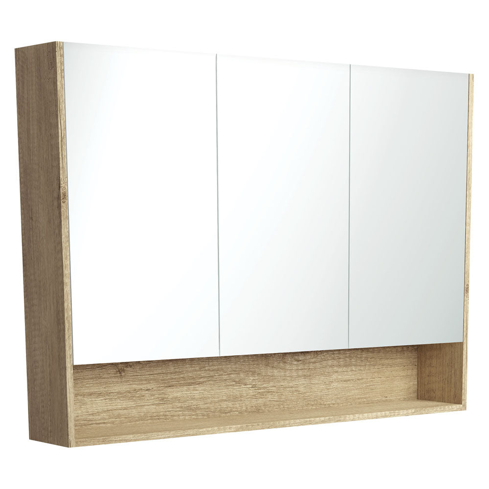 1200 Mirror Cabinet with Display Shelf