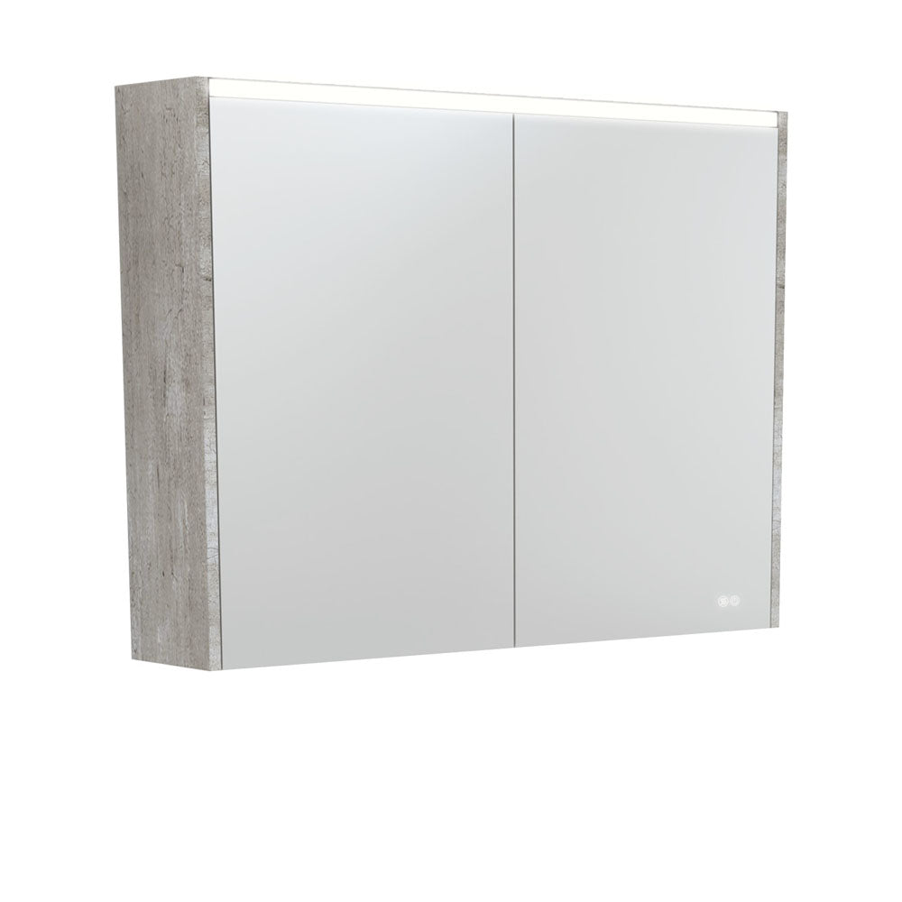 900 LED Mirror Cabinet with Side Panels