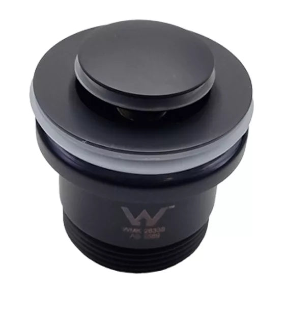 Xulu - Matte Black Universal Pop-Up Basin Waste