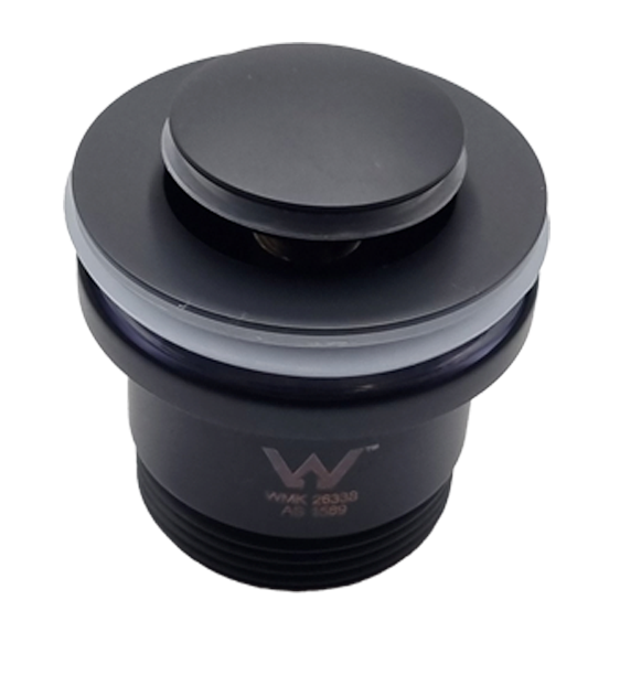 Mica - Matte Black Basin Pop Up Waste