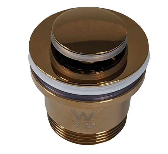 Mica - Rose Gold Basin Pop Up Waste