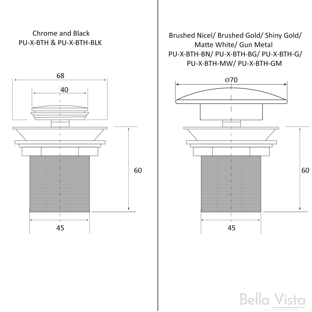 Corby - Bath Pop-Up Waste