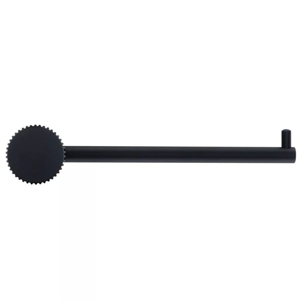 Mica - Matte Black Fluted Toilet Paper Holder