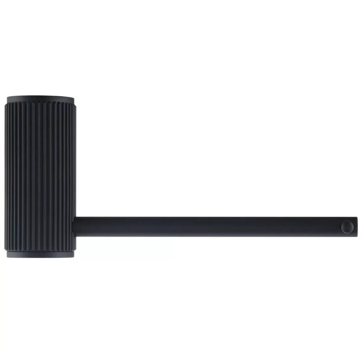 Mica - Matte Black Fluted Toilet Paper Holder