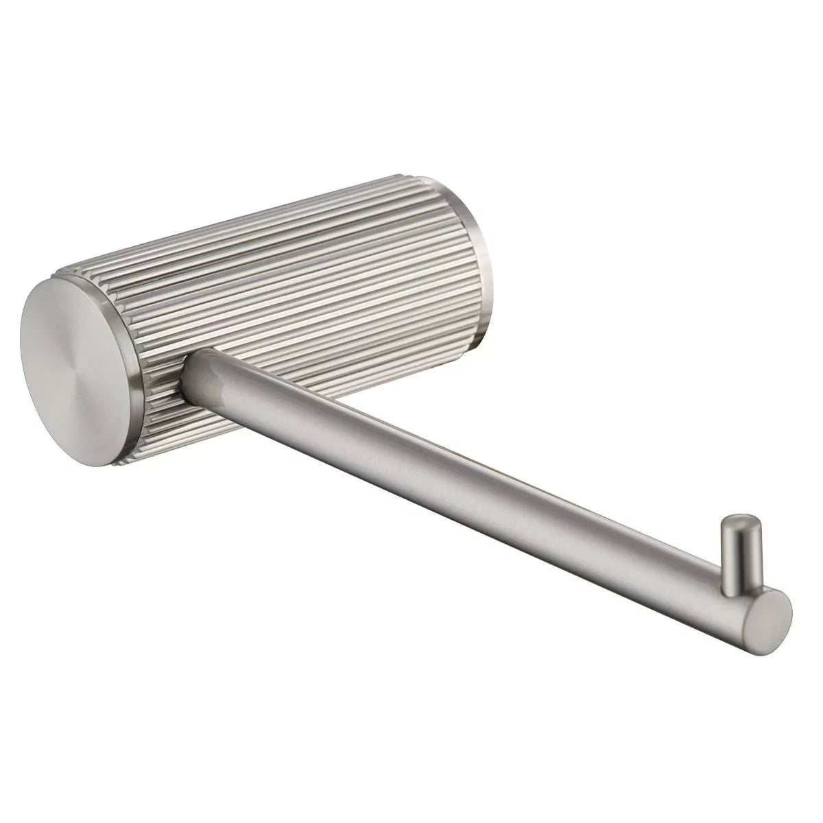 Mica - Brushed Nickel Fluted Toilet Paper Holder