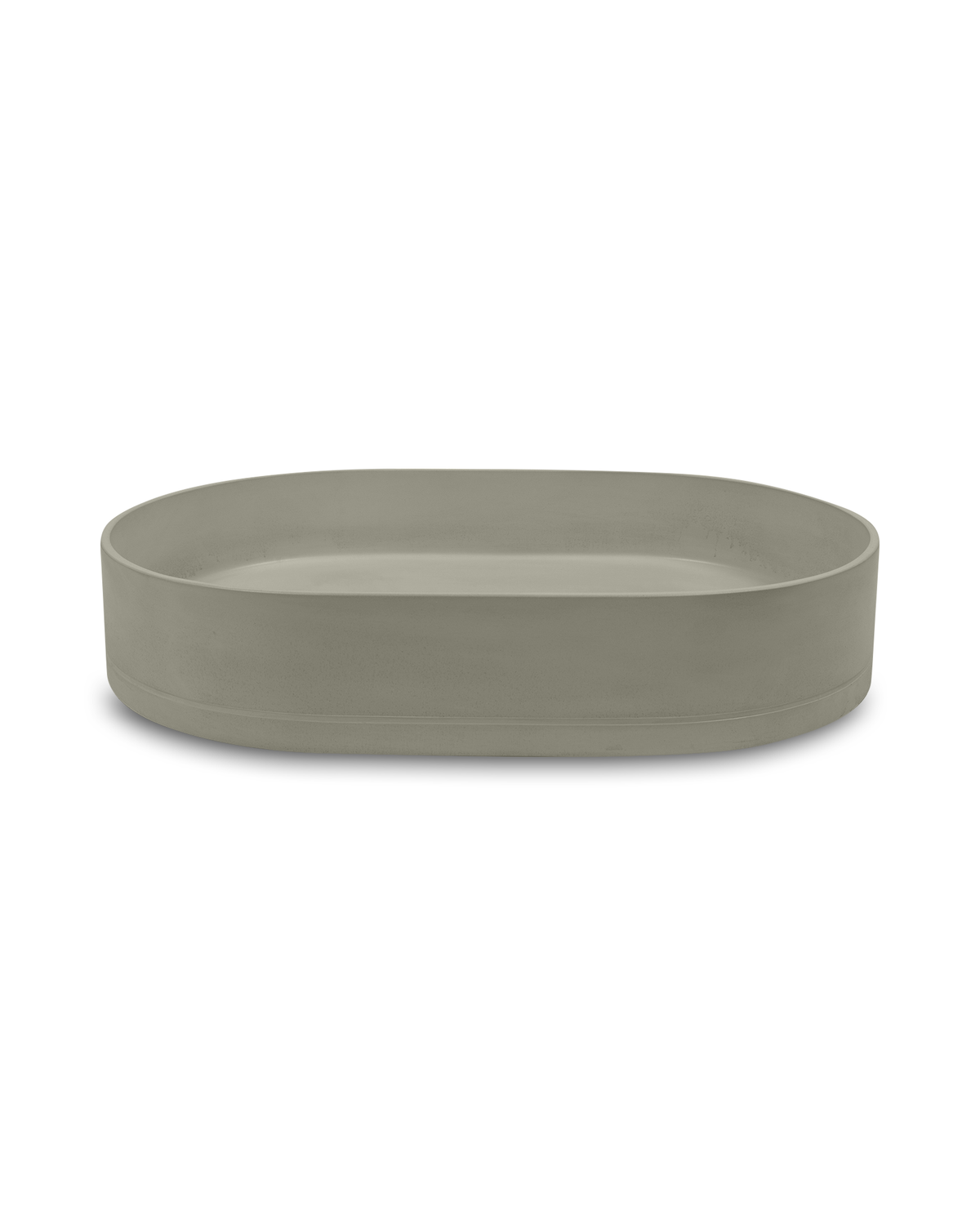 Pill Concrete Basin - Wall Mount with Bracket