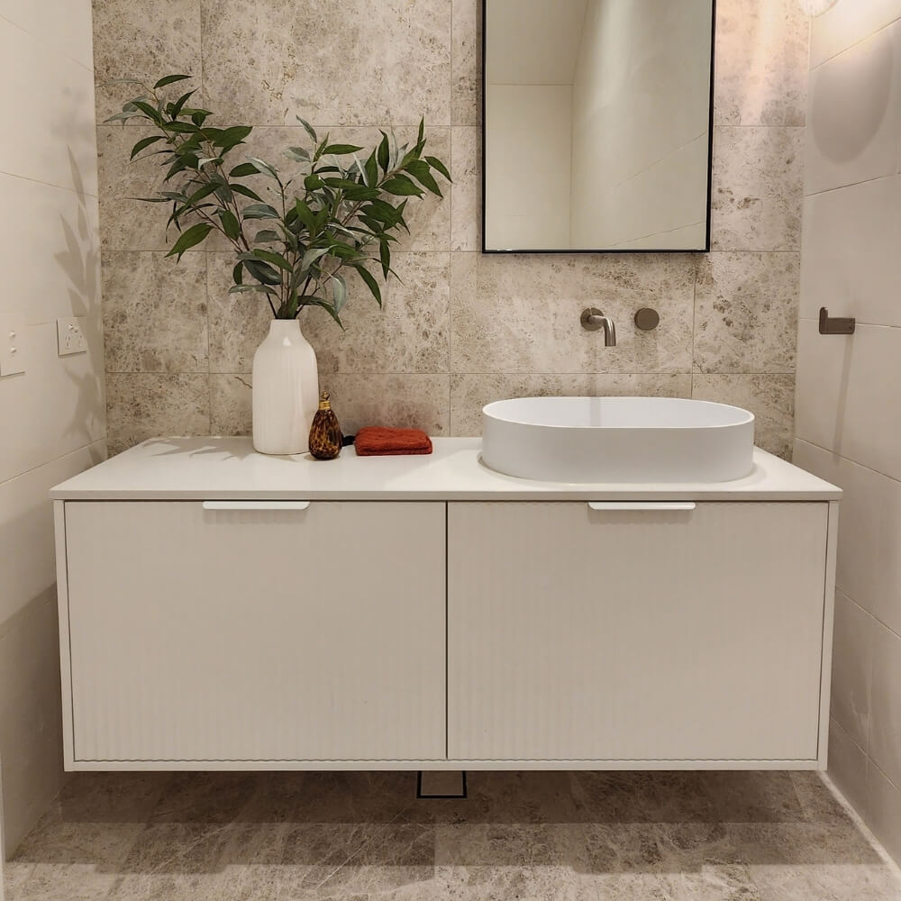 Plati - Matte White Solid Surface Basin