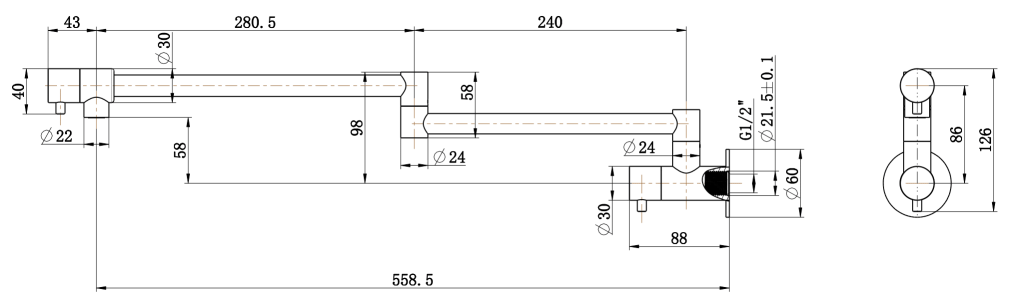 LVB Mica - Pot Filler