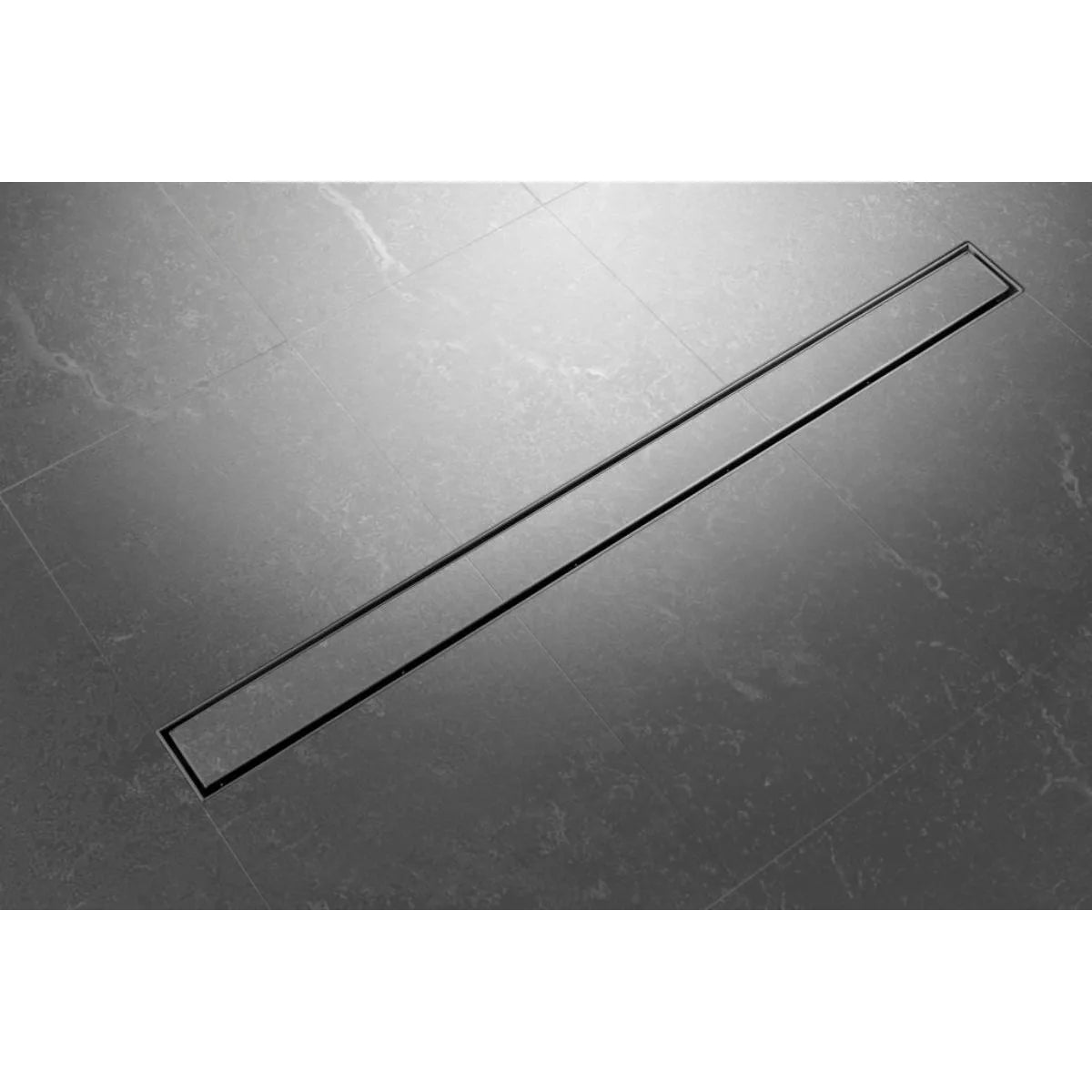 Shower Grate - 1100mm Tile Insert Matte Black