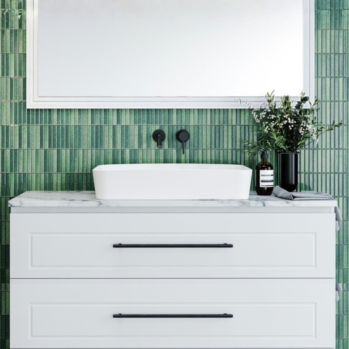 Quill Basin 600mm Gloss White