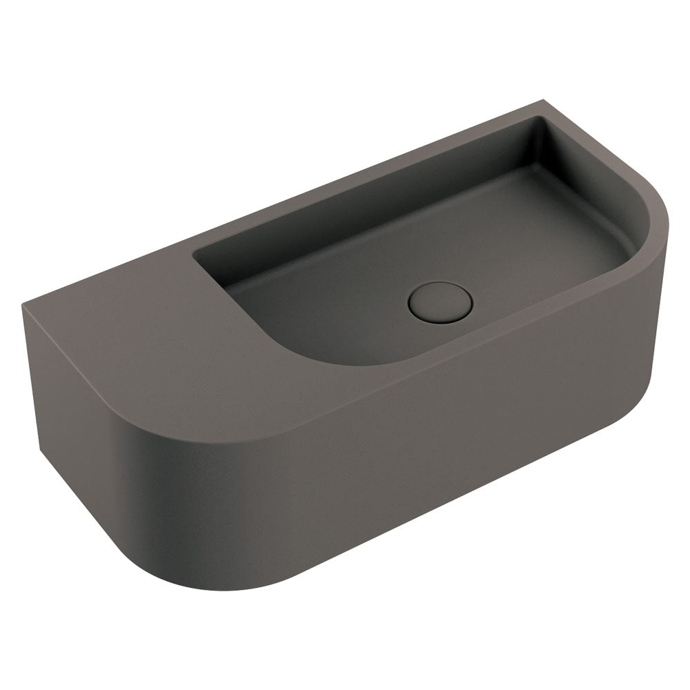 Blanca Right-Hand Concrete Wall Basin