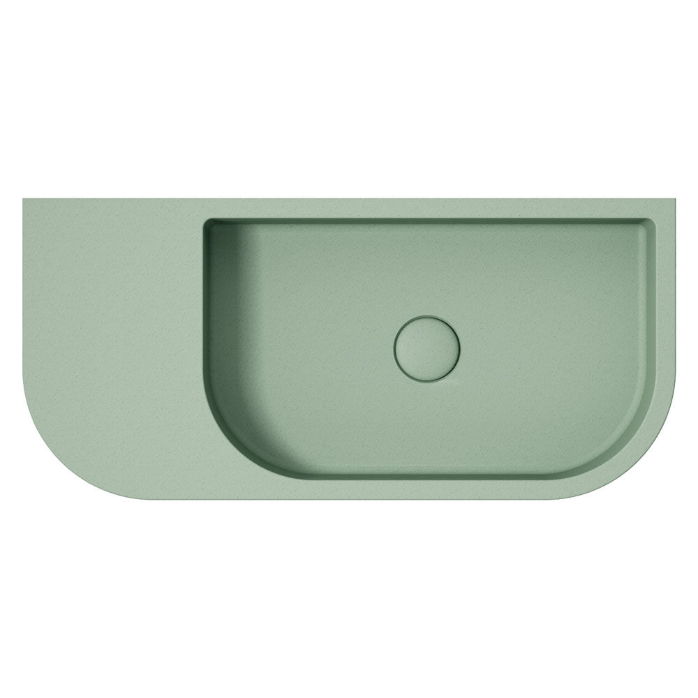 Blanca Right-Hand Concrete Wall Basin