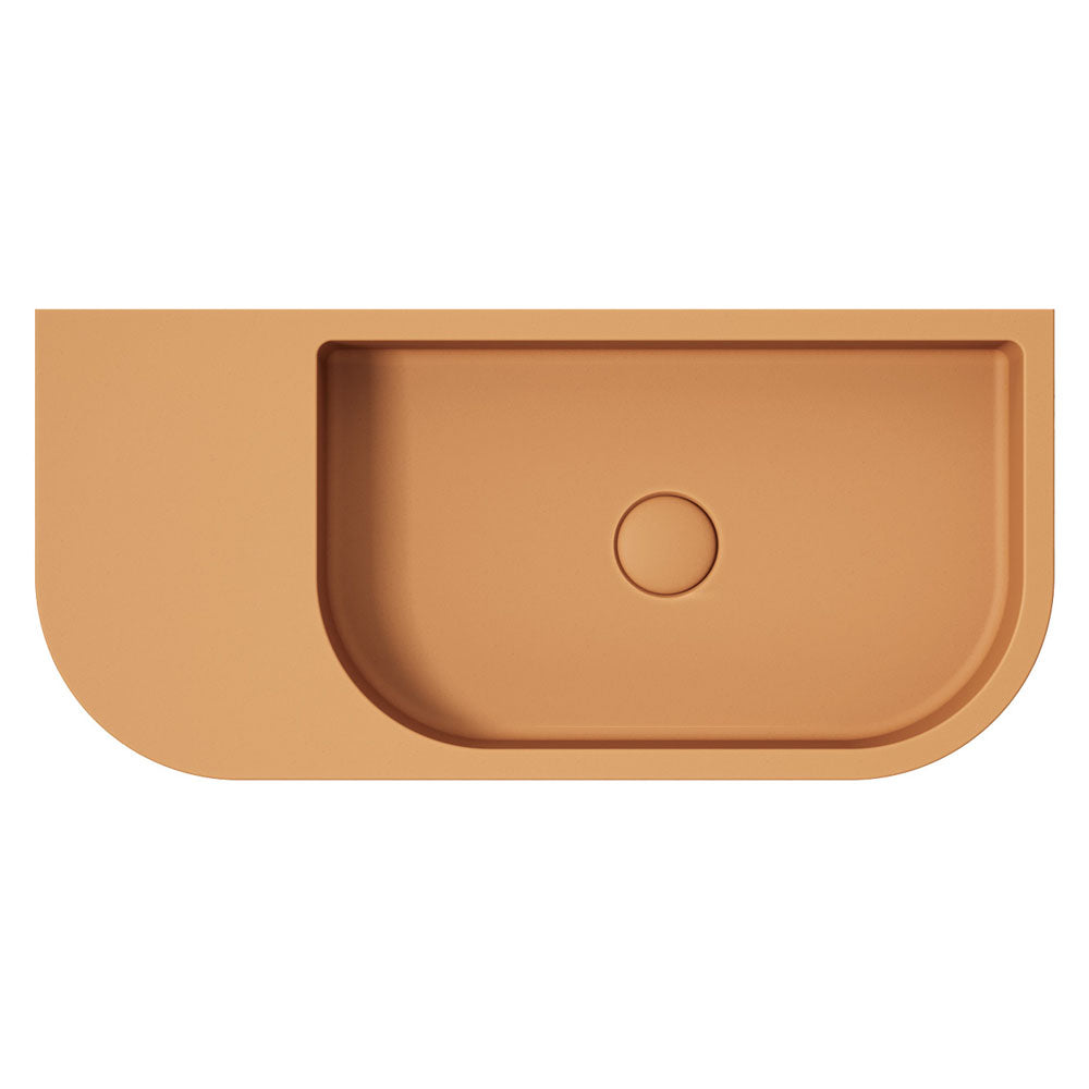 Blanca Right-Hand Concrete Wall Basin