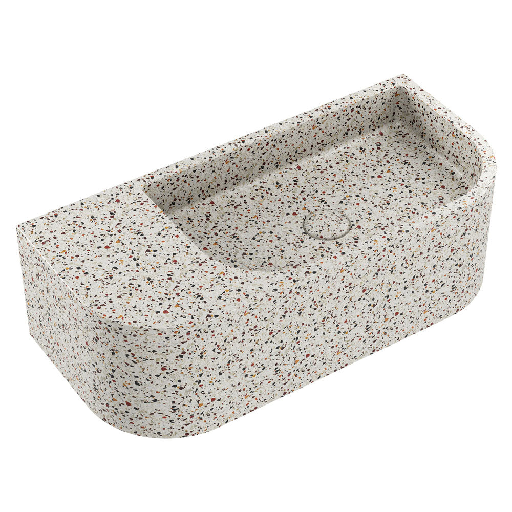Blanca Right-Hand Concrete Wall Basin