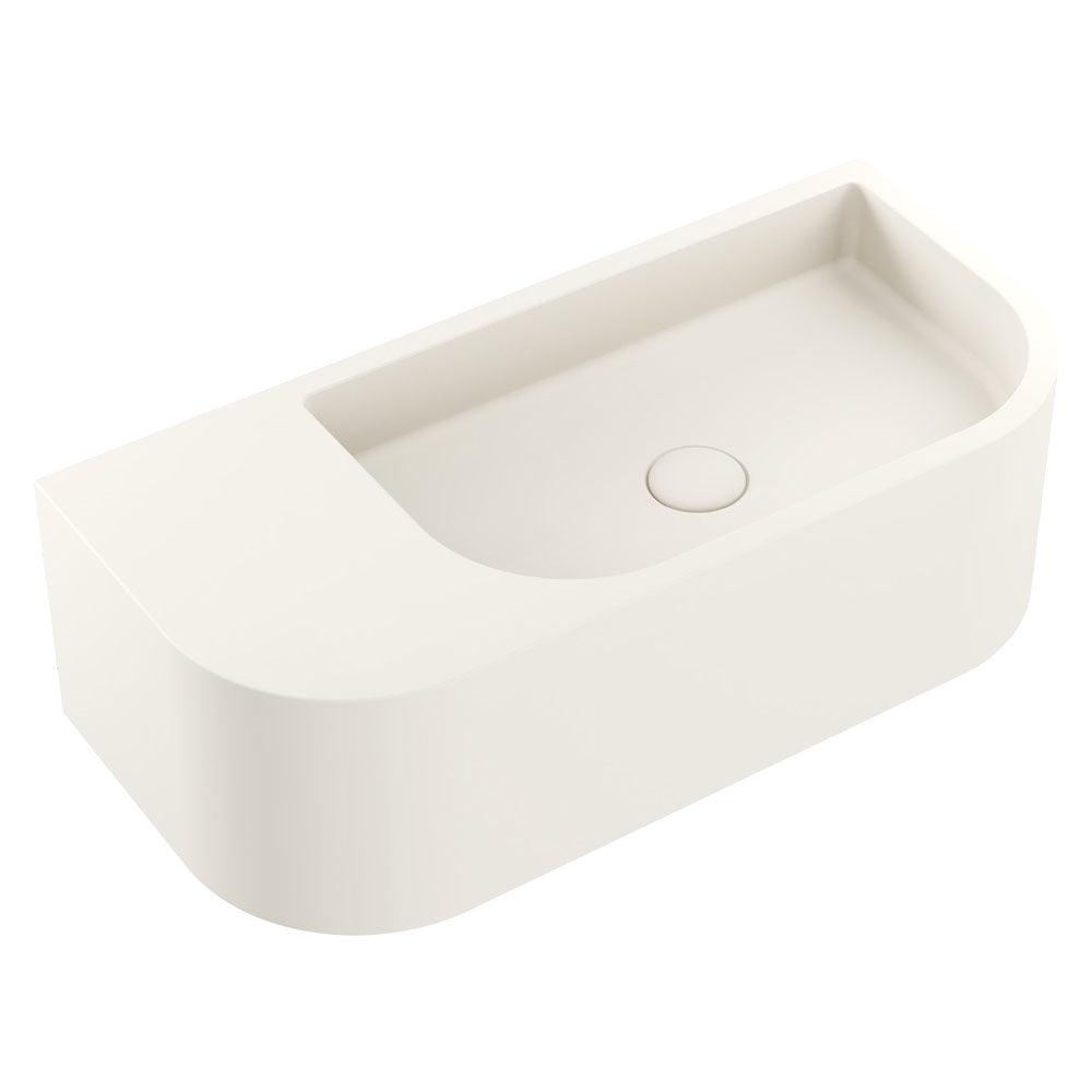 Blanca Right-Hand Concrete Wall Basin
