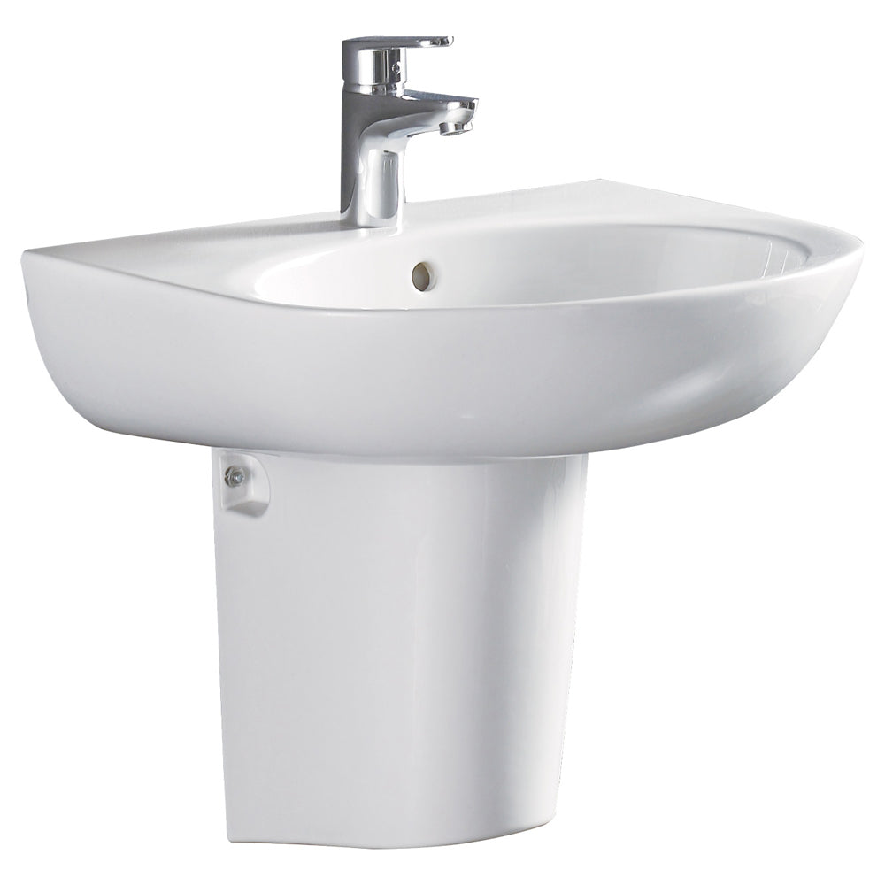 Stella Care 560 Ceramic Wall Basin with Shroud