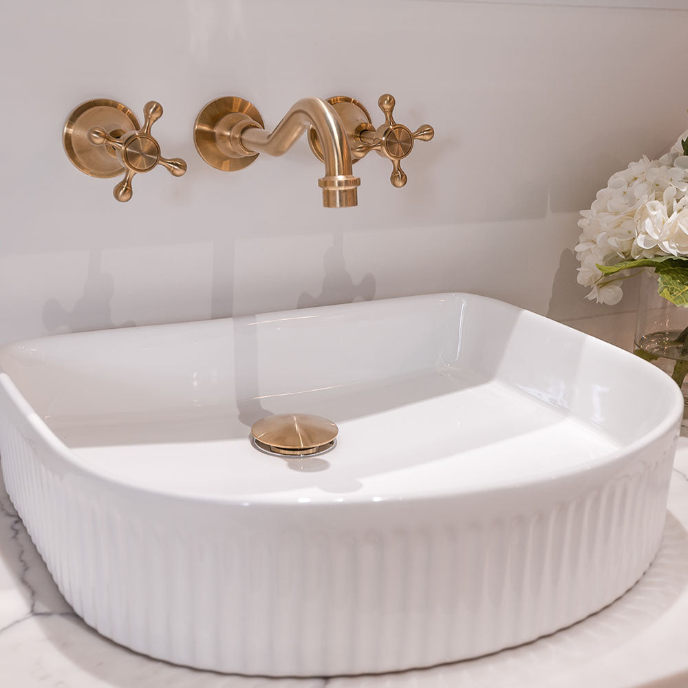 Eleanor Fluted Arch Above Counter Basin