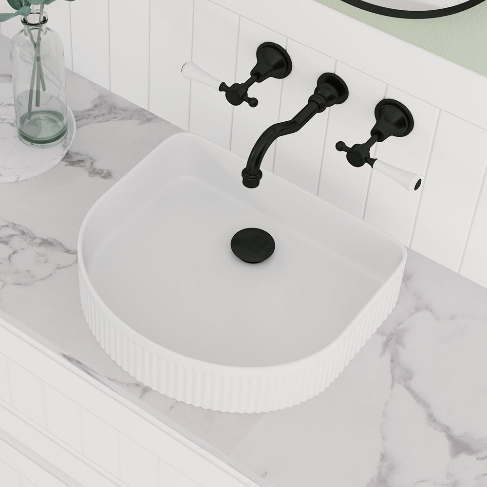 Eleanor Fluted Arch Above Counter Basin