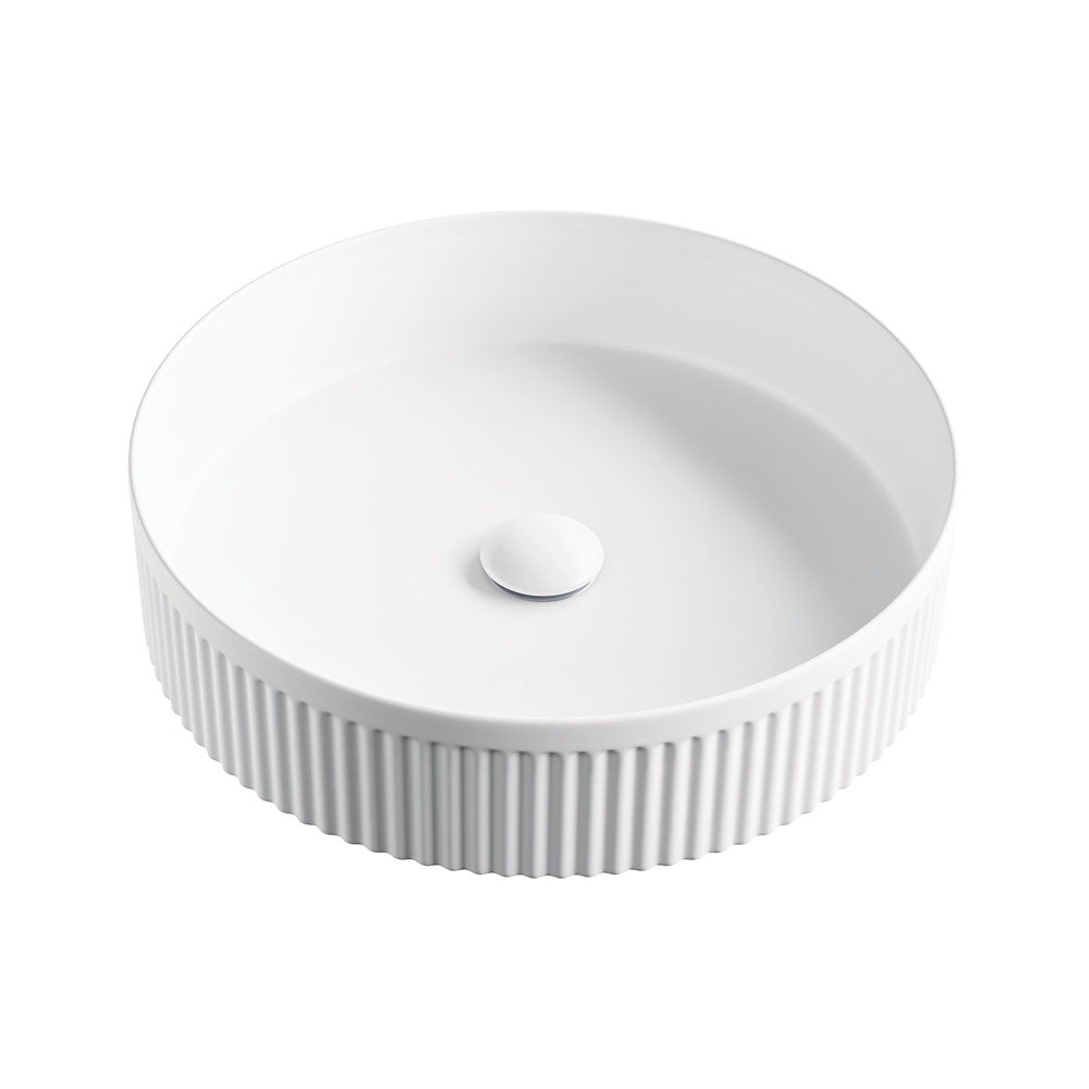 Eleanor Fluted Round Above Counter Basin