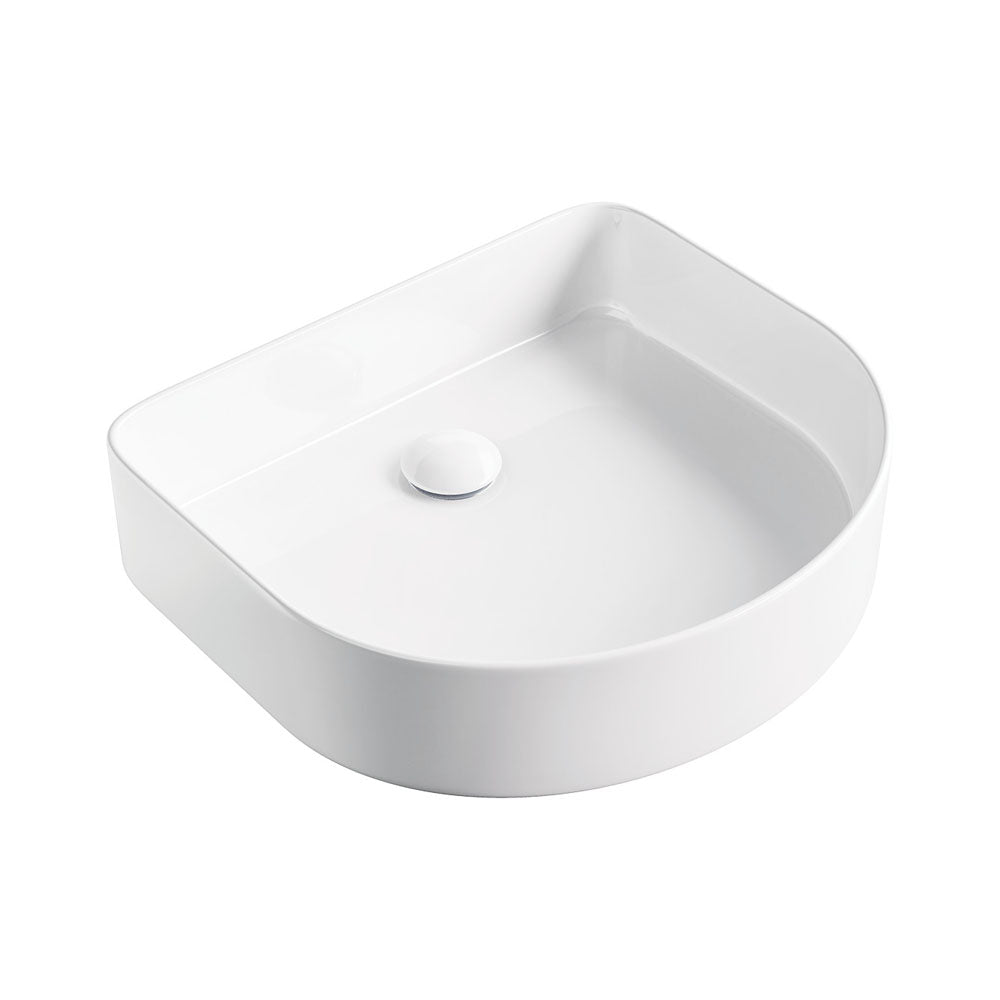 Forma Arch Design Gloss White Above Counter Basin