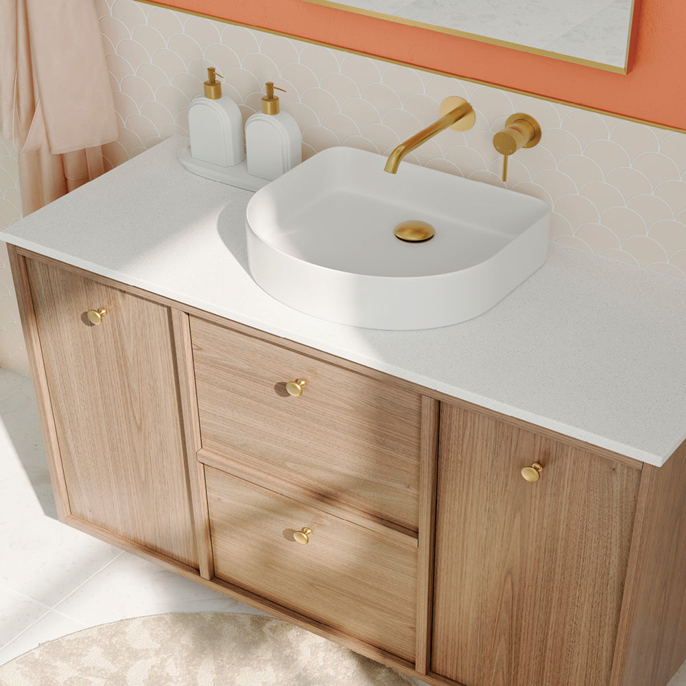 Forma Arch Design Gloss White Above Counter Basin