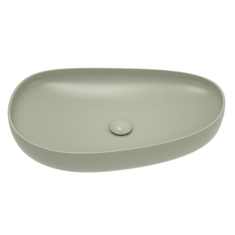 Pebble Large 650 Slim Edge Ceramic Basin