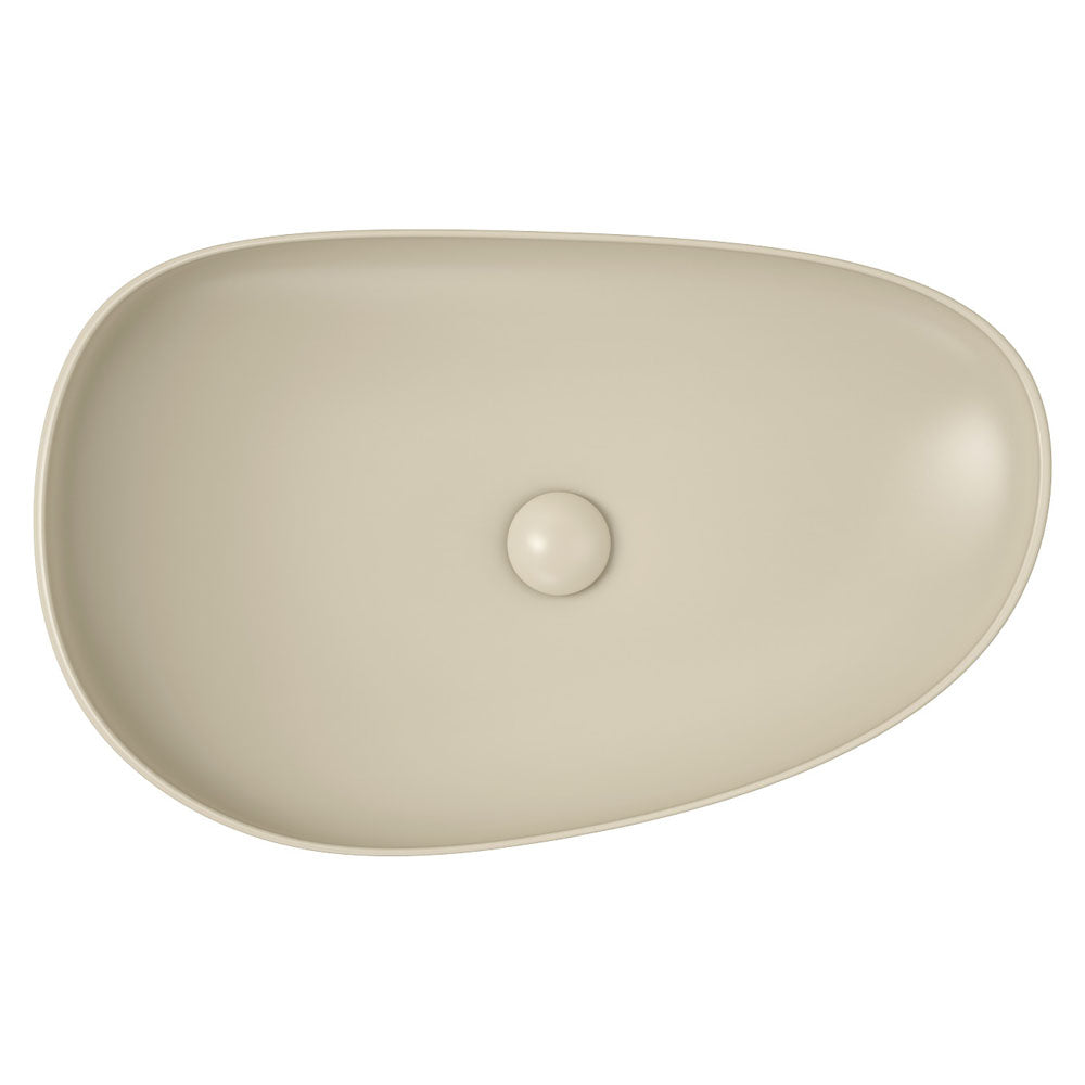 Pebble Large 650 Slim Edge Ceramic Basin