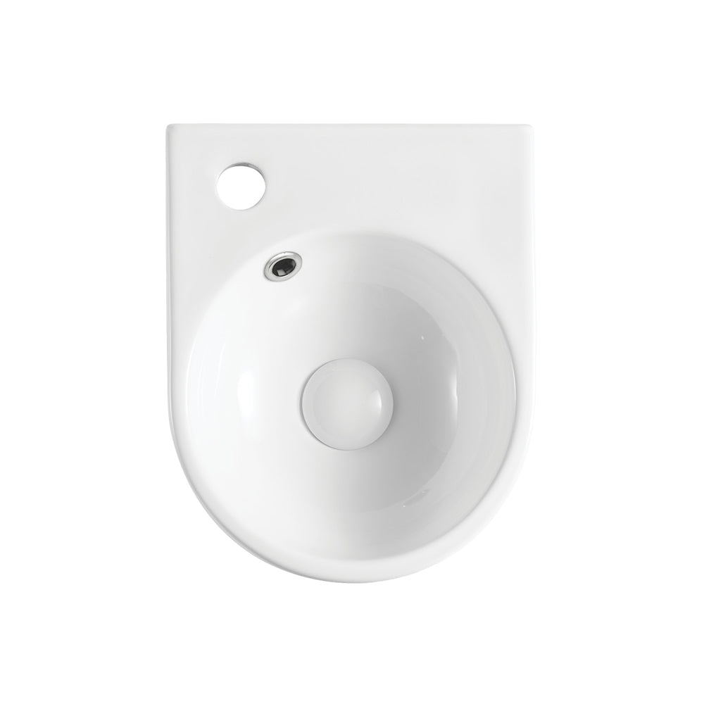 Junior Wall Hung Basin White Ceramic