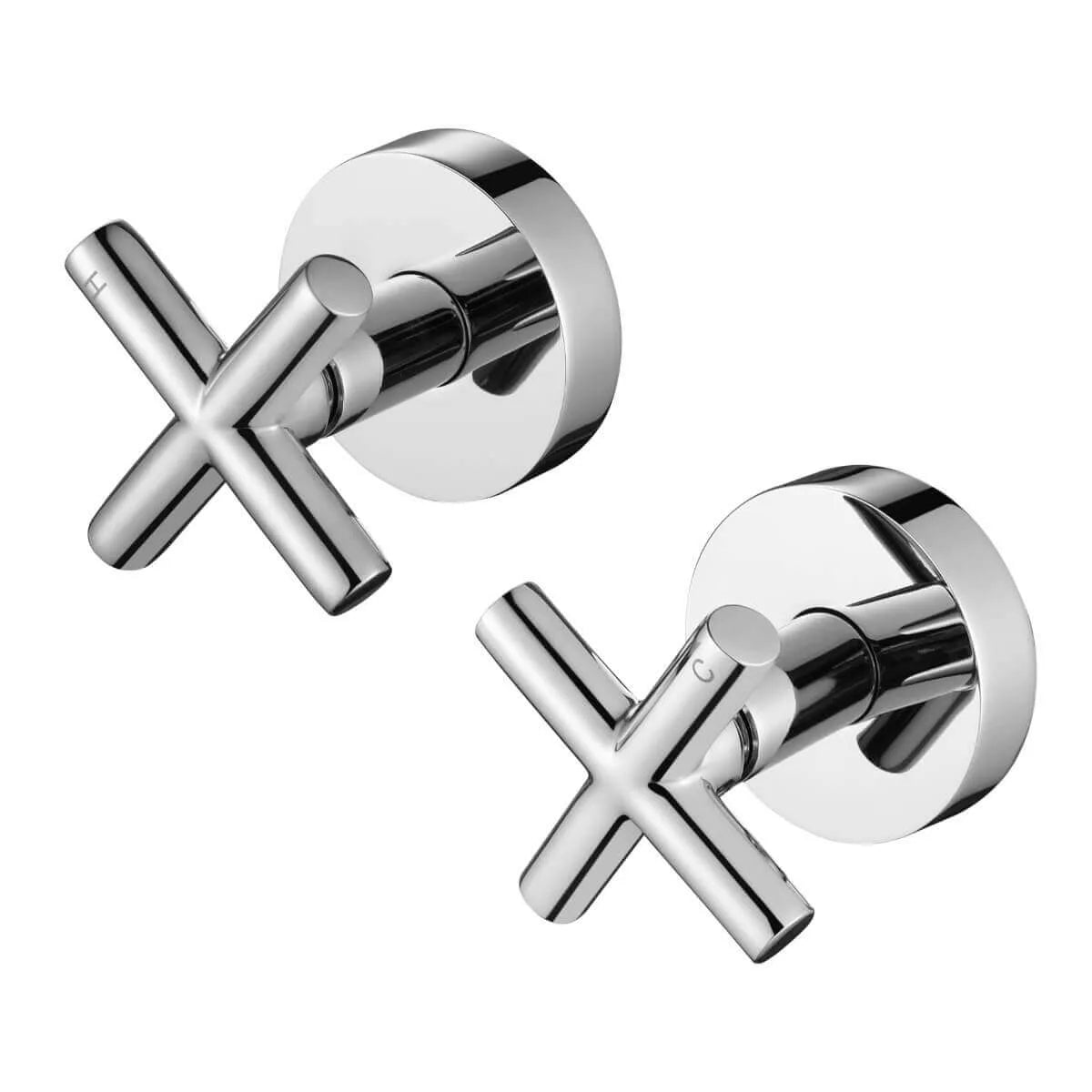 Ryker - Polished Chrome Wall Top Assemblies