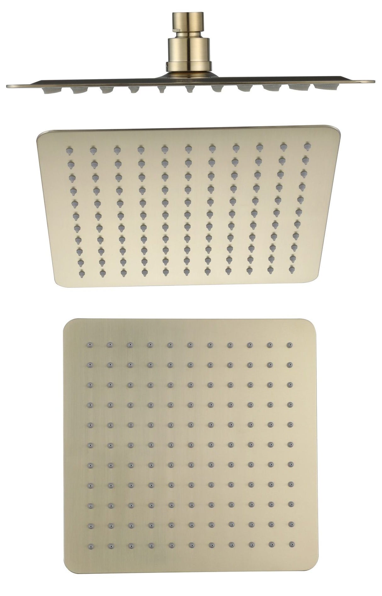 Cresta - Fremch Gold 250mm Square Shower Head