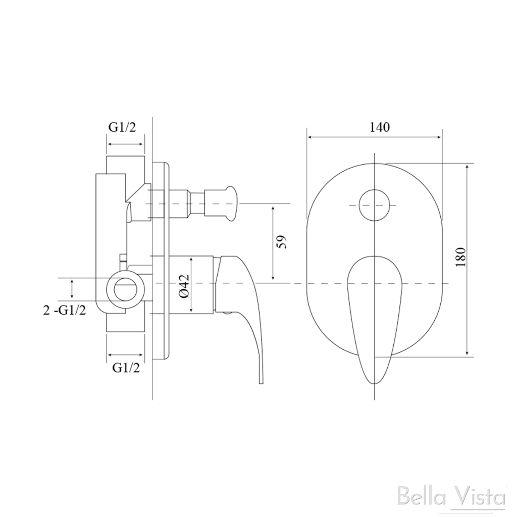 Presto - Shower Mixer Diverter