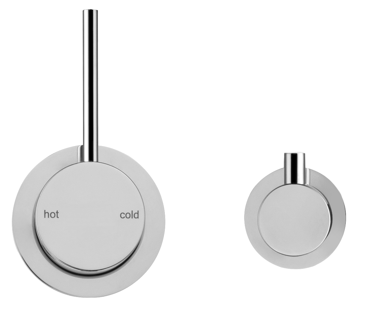 Mica - Shower Mixer Diverter - Sideways Reverse - TRIM KIT ONLY