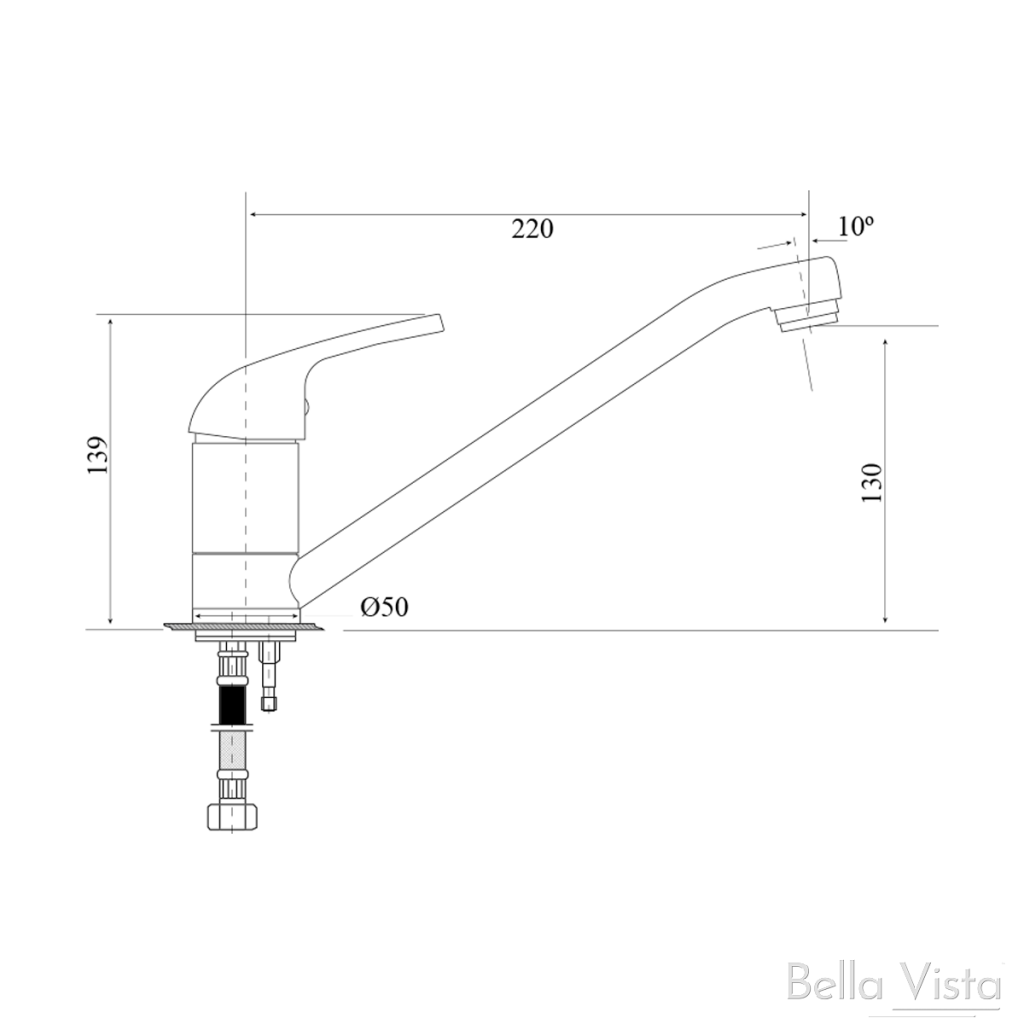 Presto - Widebody Sink mixer