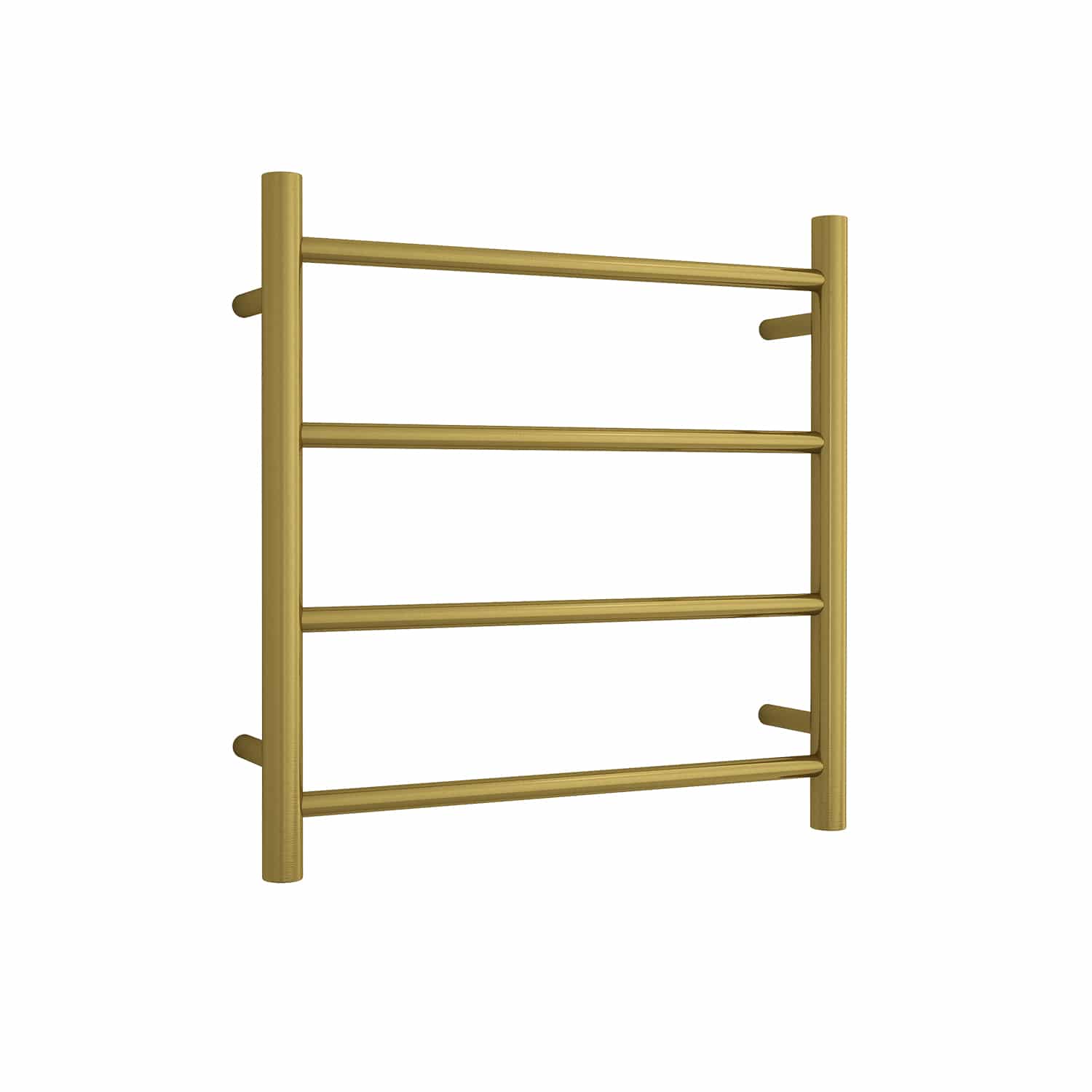 Thermorail - Straight/Round 550x550x122mm 41Watts 4 Bars - Brushed Gold