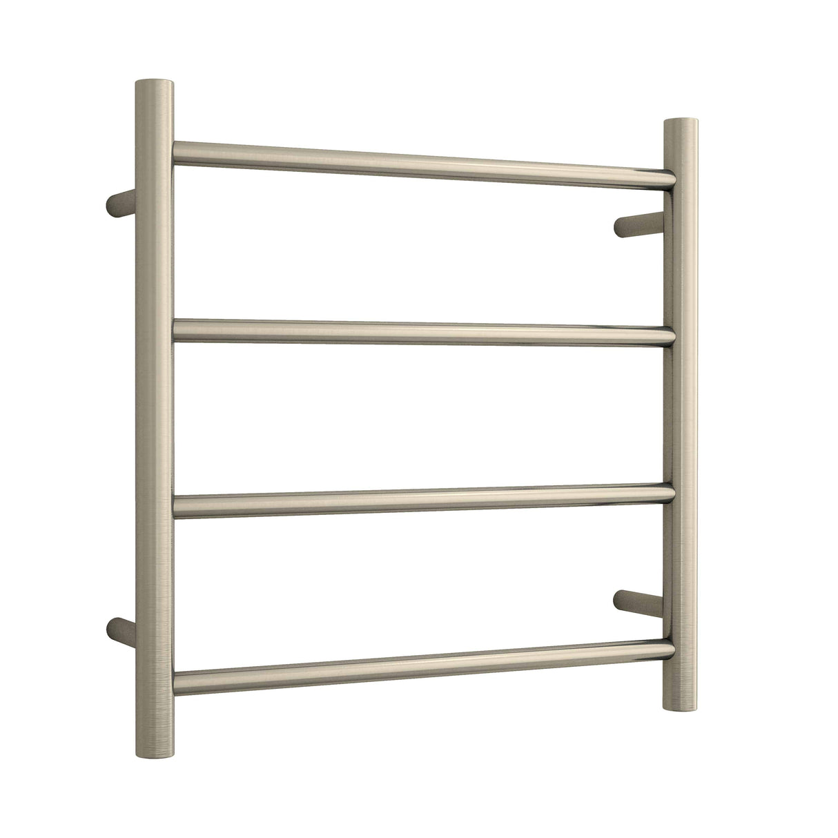 Thermorail - Straight/Round 550x550x122mm 41Watts 4 Bars - Brushed Nickel