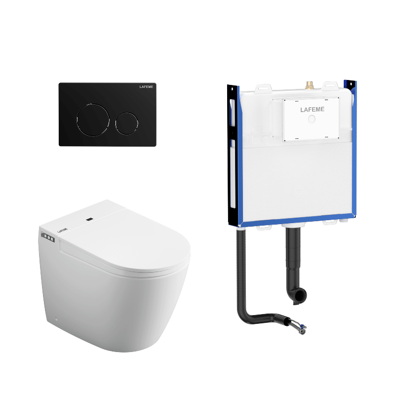 Crawford - ST21 Smart Toilet inc Matte Black Flush Plate