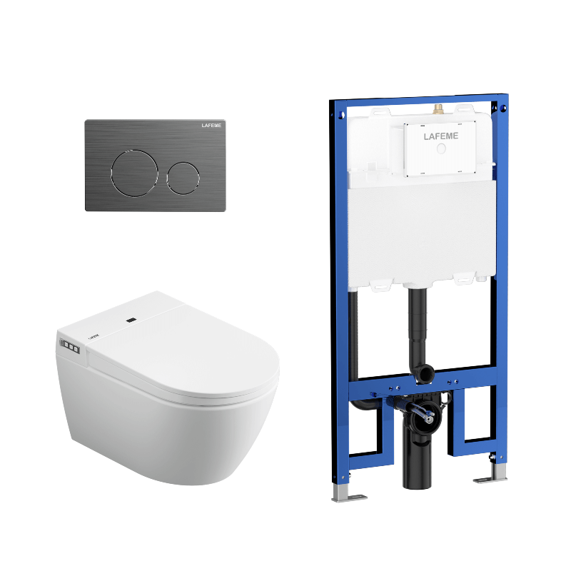Sesto - ST22 Smart Toilet inc Gunmetal Flush Plate
